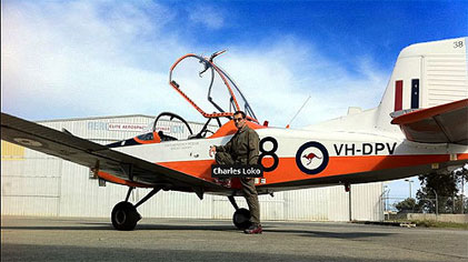 Australie akrobatické letadlo