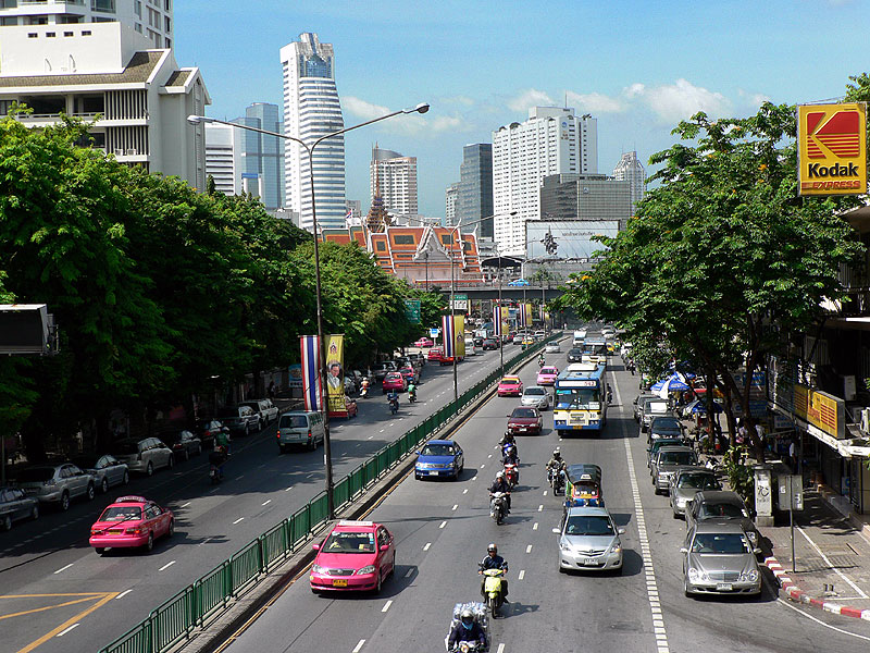 Auta v Bangkoku